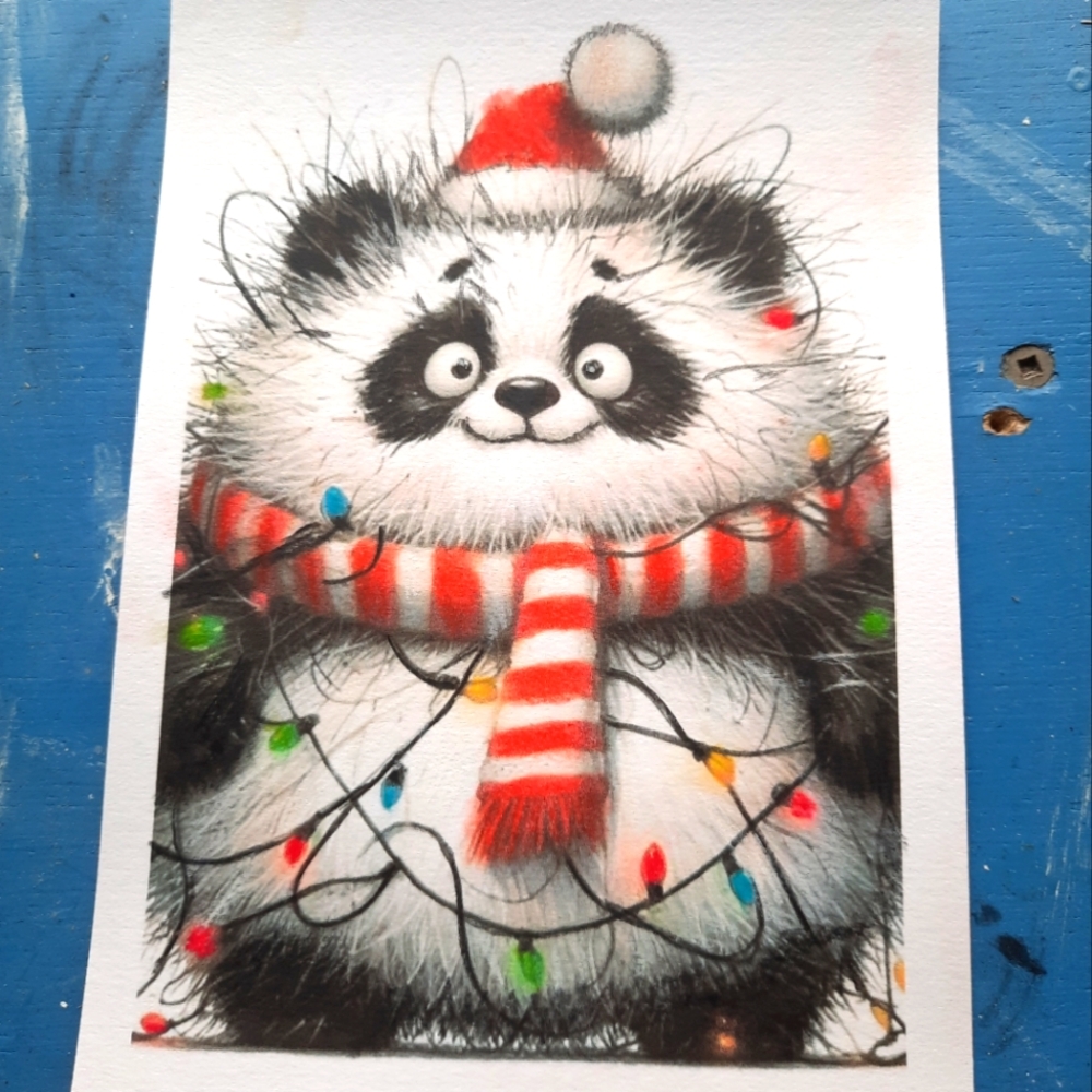 3 For 30$ - Hand Drawing Art - 5 X 7 With Enveloppe - Handmade Card